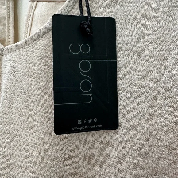 Gibson Cream Sleeveless Tank Top - Picture 4 of 5